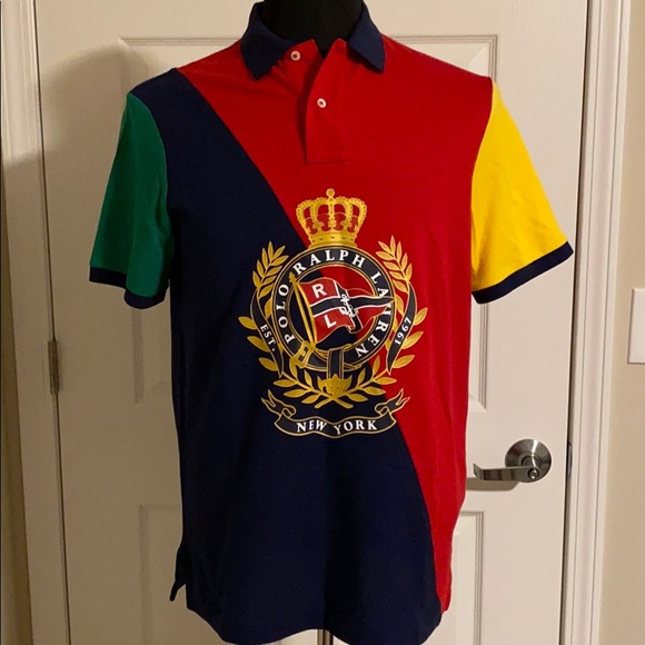 Polo Ralph Lauren Other - NWT Polo Ralph Lauren Red and Blue Crest Polo